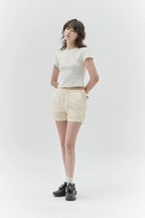 KIRSH PLAIN ULTRALIGHT HALF PANTS - IVORY 