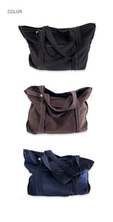 O Logo Drawing Stitch Bag / Black