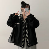 Dub boxy zipper collar jacket