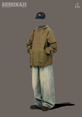 DE Hood Short Fishtail Parka