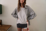 ヘイズストライプTシャツ_アイボリー