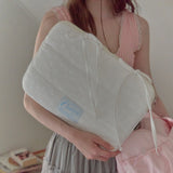 Bedding Notebook Pouch_jacquard white