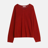 Air V-neck Linen Long Sleeve Knit
