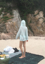 COOL LOOSE HOOD ZIP-UP