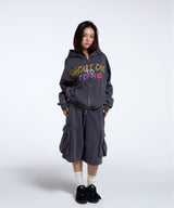 SHOUT OUT TO CONY GRAPHIC HOODIE / CHARCOAL