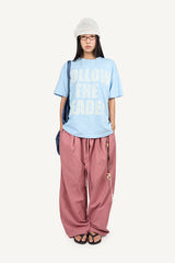 リーダー プリンテッド スラブ Tシャツ