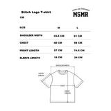 ステッチロゴTシャツ ライトグレー