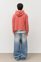Noven Washed Zip Hoodie