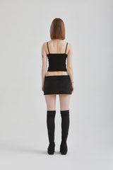 VELVET STUD TOP