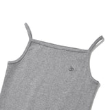 KIRSH PLAIN SQUARE NECK SLEEVELESS - MELANGE GRAY   