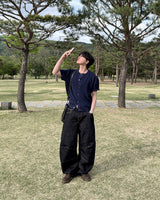 ゴーバーノンフェードカーブドデニムパンツ