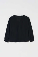 イナフフリルブラウス (black)
