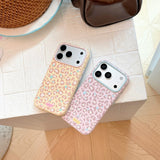 Leopard Star Glossy iPhone Case