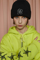 フラワービーニー /FLOWER BEANIE / BLACK