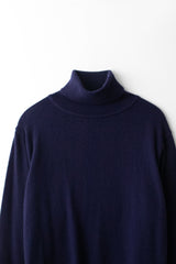 カシミアタートルネックニット (Black)