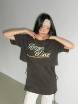 レトロレイヤードT_ DARK BROWN