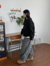 Byubyuen Flower Fleece Jogger Brushed Pants