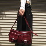 two pocket stud bag