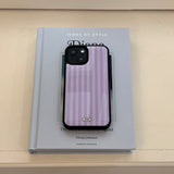 Stripe Epoxy Bumper Case (Purple)