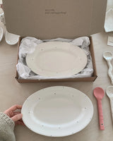 nut mini dot oval plate
