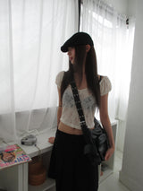 lace puff t