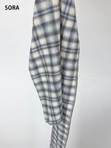 CHECK HAIR SCARF (2C)