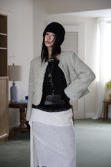 Bare Me Boucle Crop Jacket