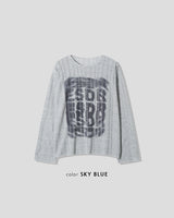 River see-through knit