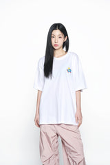 25SS ナイロンパラシュートウーマンズパンツ パステルピンク