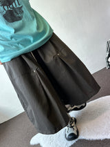 Courtney Rivet Slit Balloon Bermuda Shorts 3color