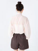 Two Tone Blend Shorts (Brown)