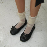 Closet 0040. スリーベルトフラットシューズ - 3colors