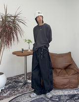 ラベドクロップソフトロングスリーブ