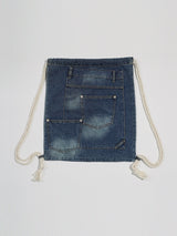 (UNISEX) Denim Rope String Gymsack