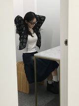 Airy Bloom Flower Zip-Up (3c)