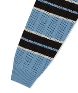 MESH STRIPE KNIT