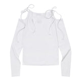 ネキリボンオフショルダーT (3COLOR)