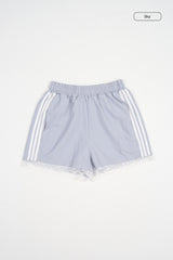 Choa lace track shorts