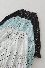 Dot Dot Dot Cancan Long Skirt