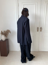 PAPERMOON PIN STRIPE PLEATE TROUSER