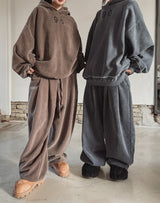 90 ピグメント ブラッシュ バルーン ピンタック パンツ