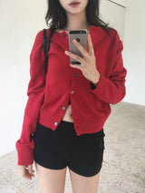 Round Neck Cardigan