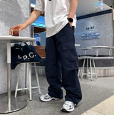 カイパーカーゴワイドストリングバンディングパンツ