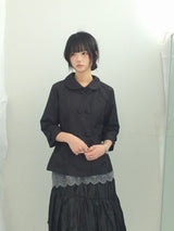 Semi-A-Line Double Button Jacket