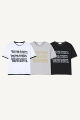 Layered Archive Short Sleeve T-shirt