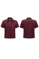 Washed Crinkle Polo Shirt
