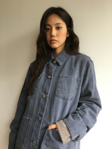 Trucker Washed Jacket (2color)