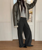 [Reversible] Reversible leather fur jacket(2color)
