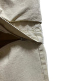 (2color) Detachable 2-Way Cargo Wide Half Cotton Pants