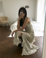 oat flower long dress